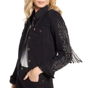 Levi’s Western OG Studded and Fringe Trucker Jacket